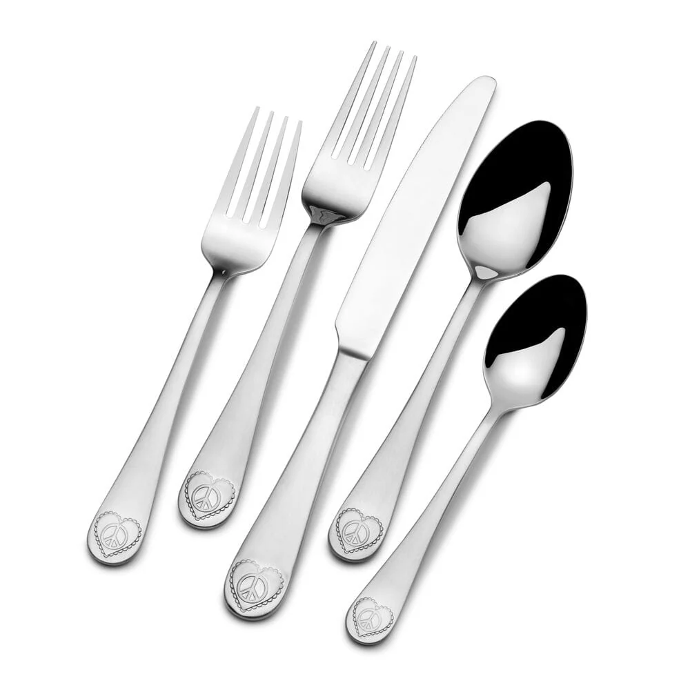 Peace 20 Piece Flatware Set, Service for 4