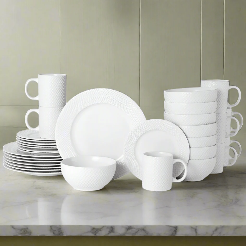 Winston 32 Piece Dinnerware Set, Service for 8