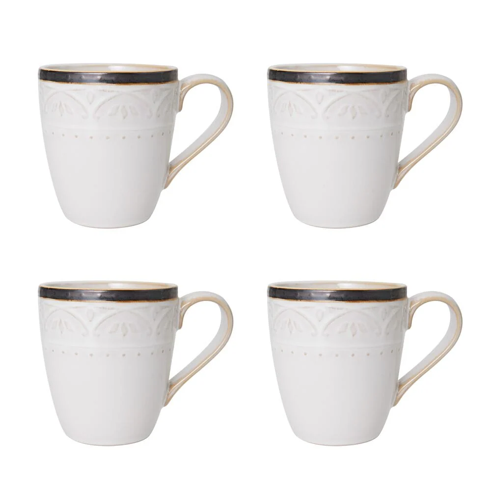 Promenade Scroll 16 Piece Dinnerware Set, Service for 4