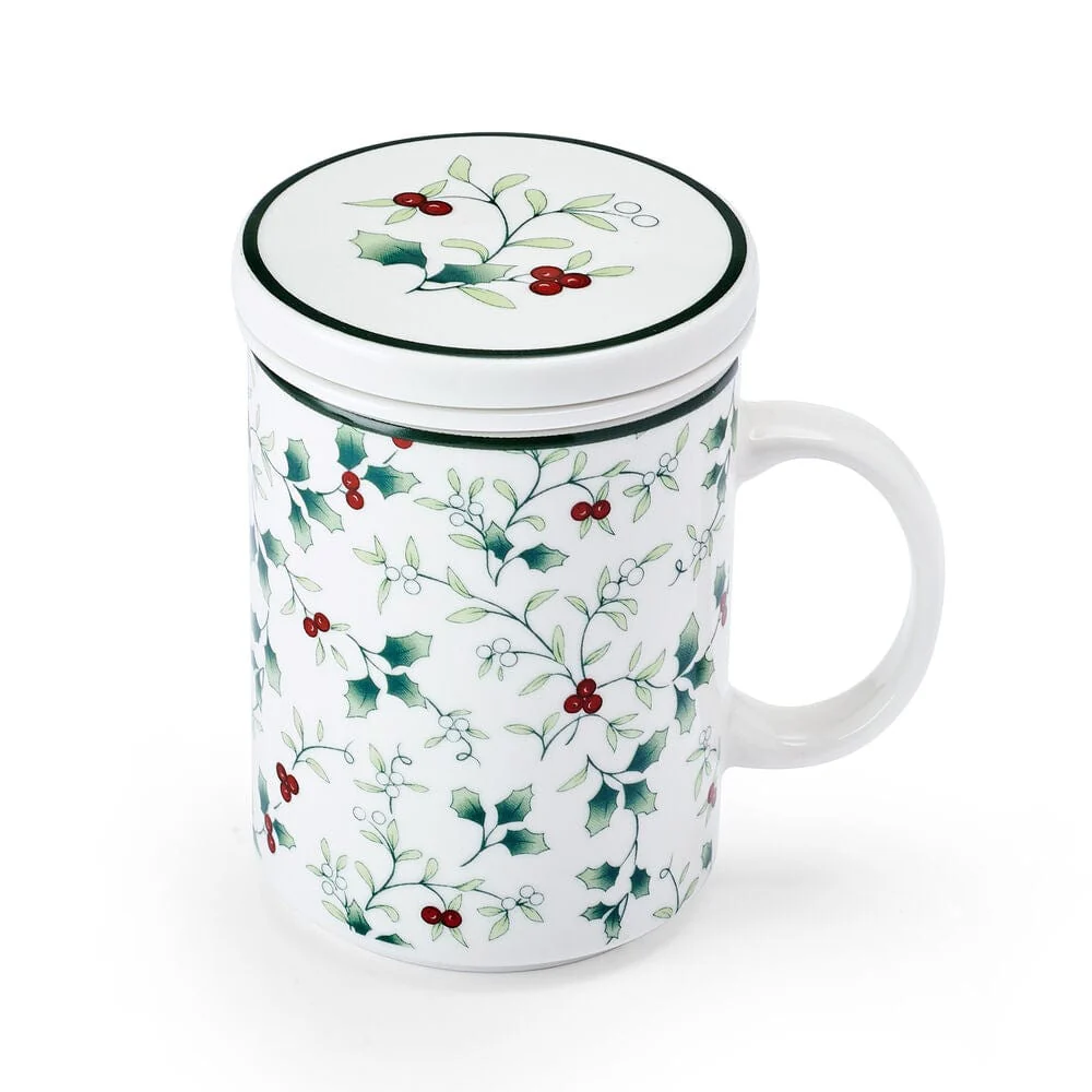 Winterberry® Covered Mug with Tea Infuser