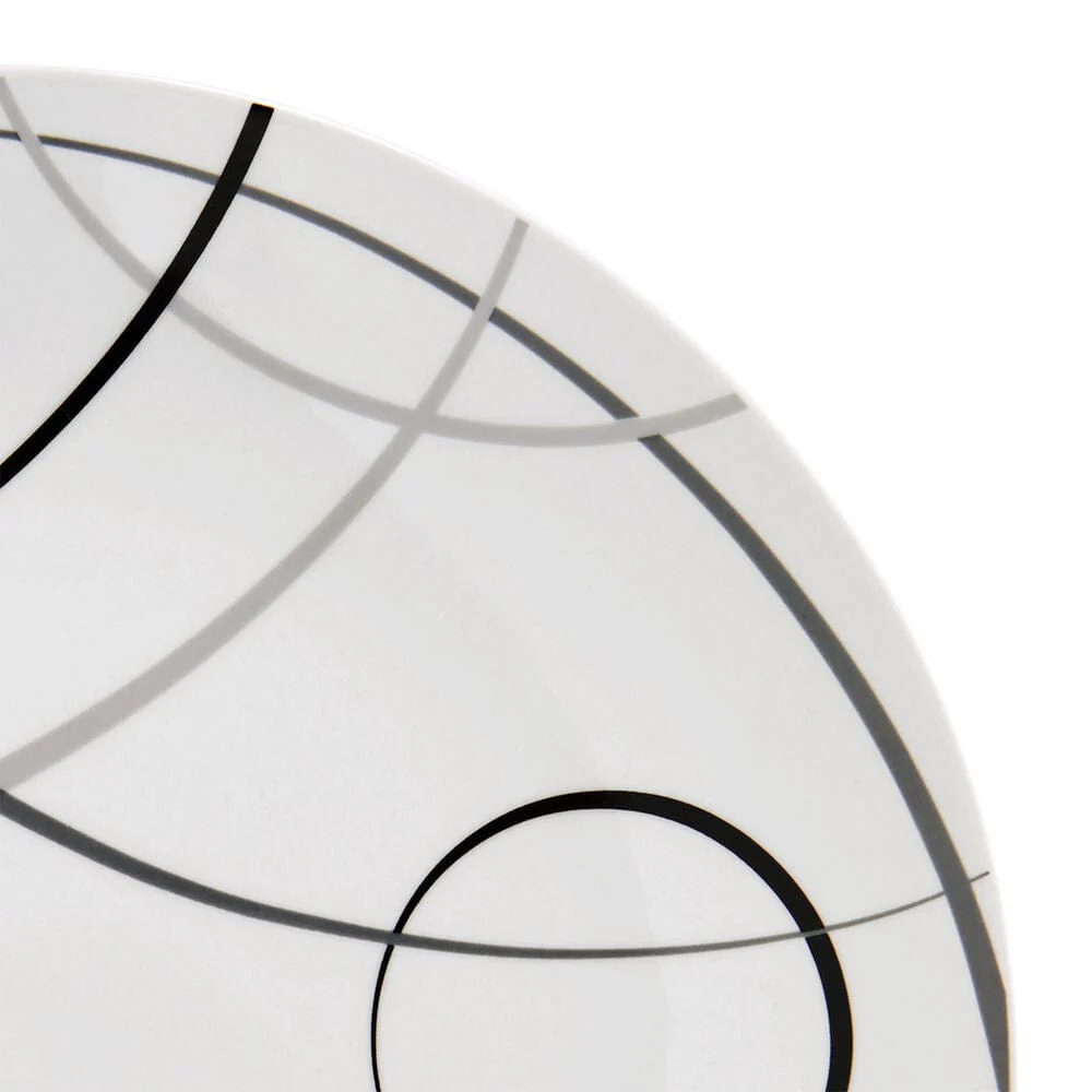 Circles 18 Piece Dinnerware Set, Service for 6