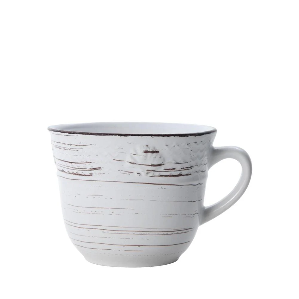 Trellis Coastal White Mug