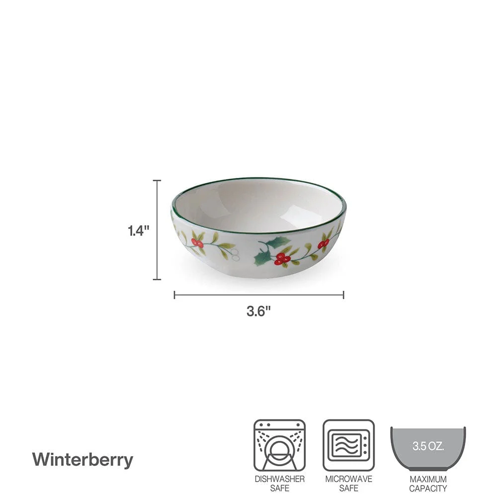 Winterberry® Sentiments Serve Tray with Dip Bowl
