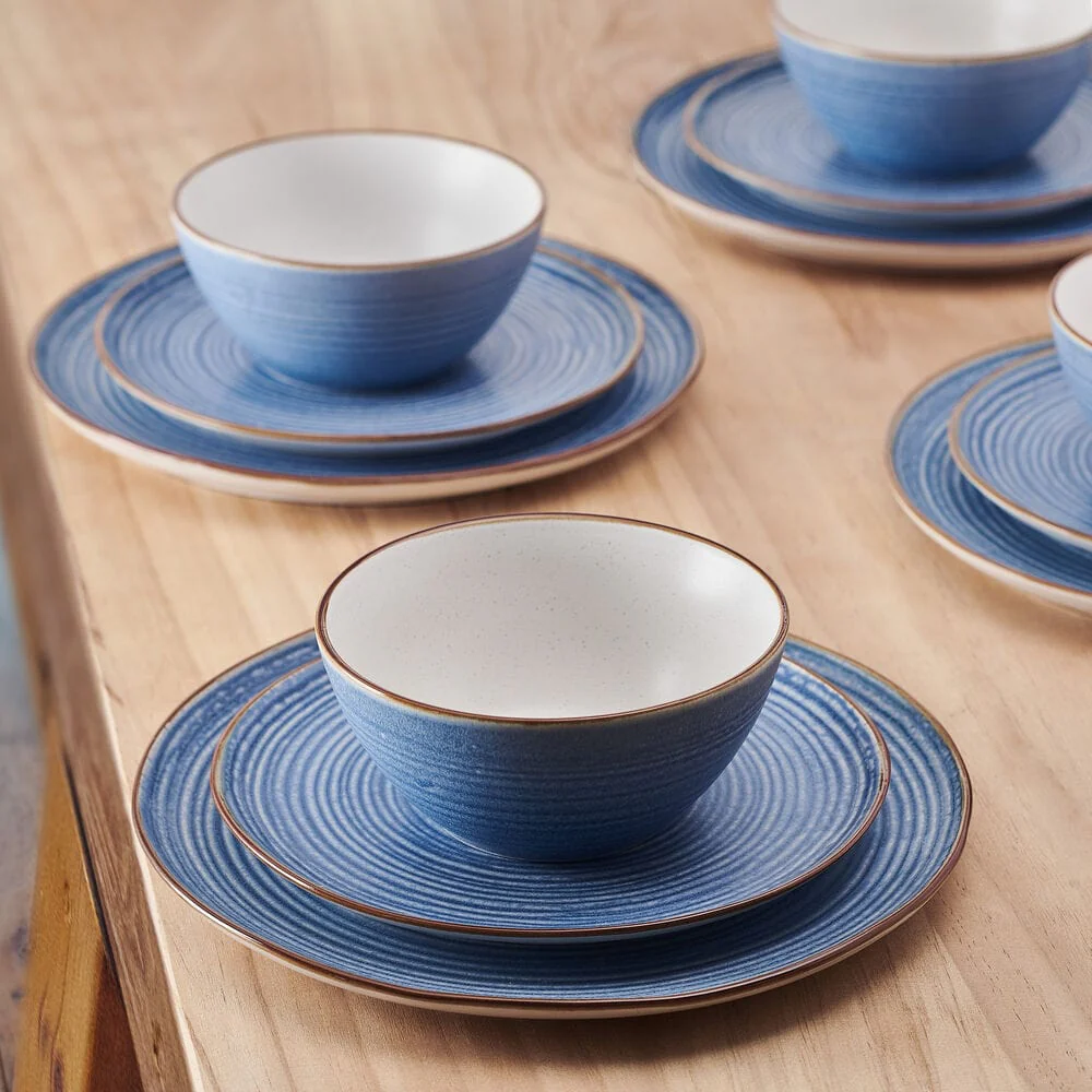 Rowan Blue 12 Piece Set, Service for 4