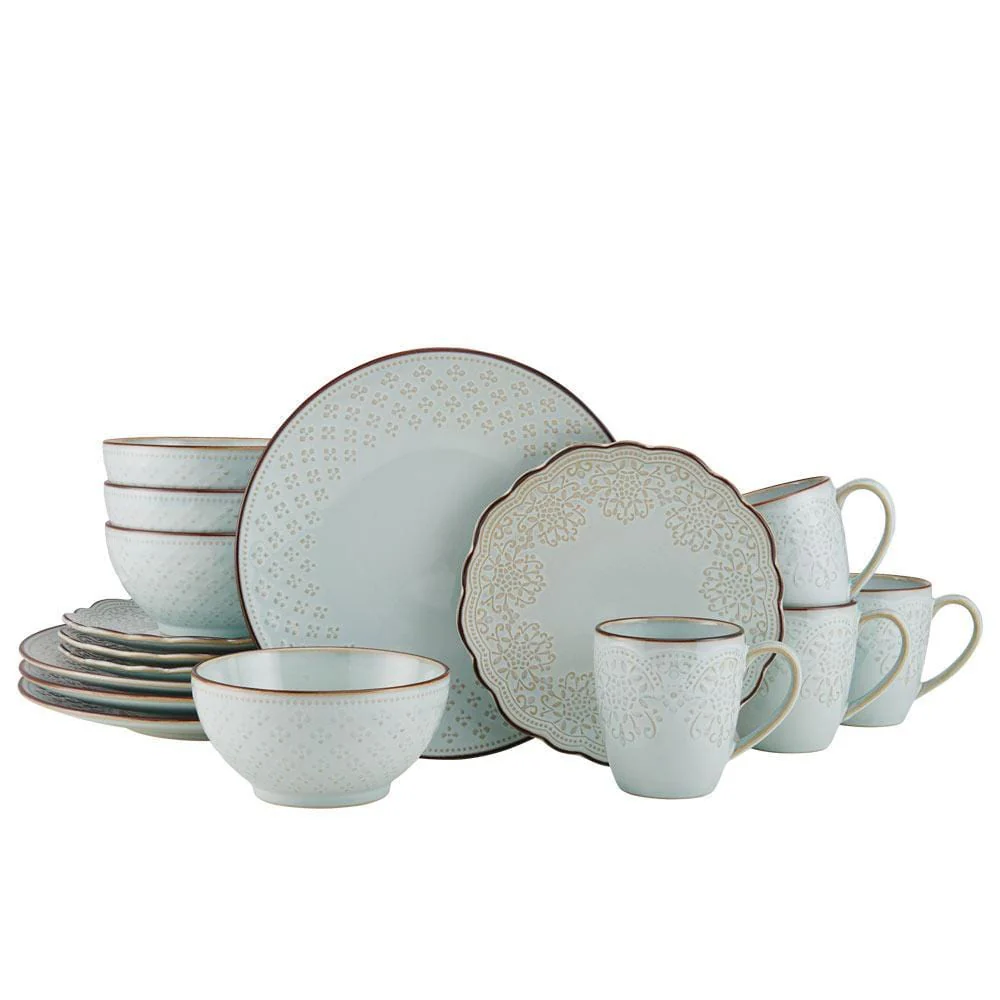 Joanne 16 Piece Dinnerware Set, Service for 4