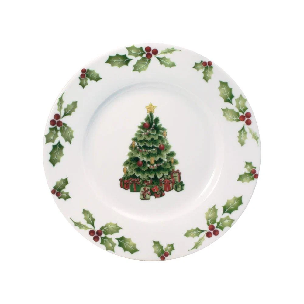 Christmas Day 24 Piece Dinnerware Set, Service for 8