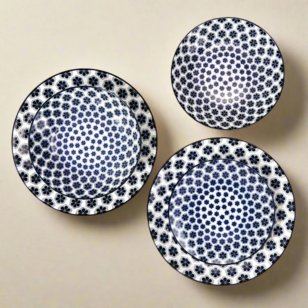 Blooming Delight 12 Piece Dinnerware Set, Service for 4