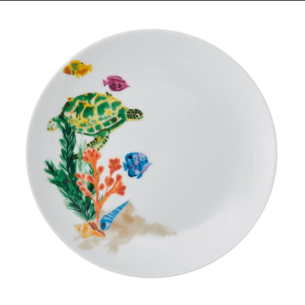 Underwater Life 12 Piece Dinnerware Set, Service for 4