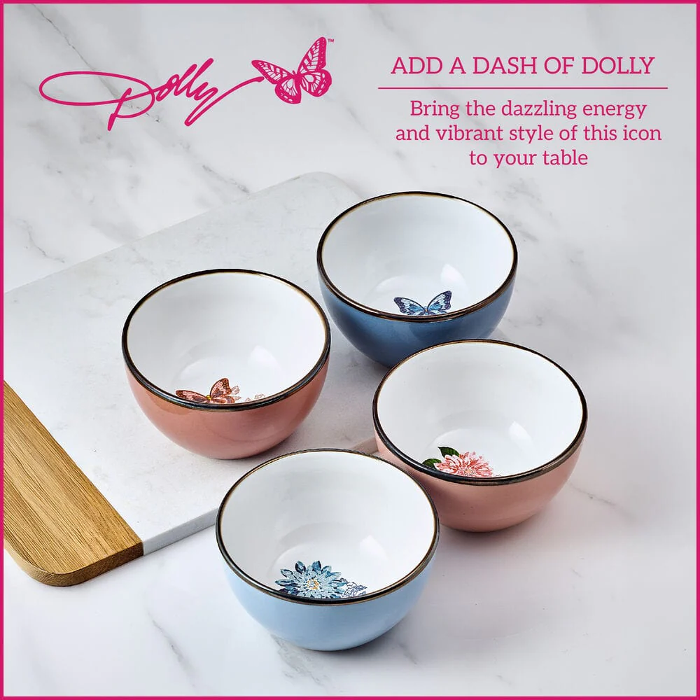 Dolly Parton Set of 4 Soup Cereal Bowls