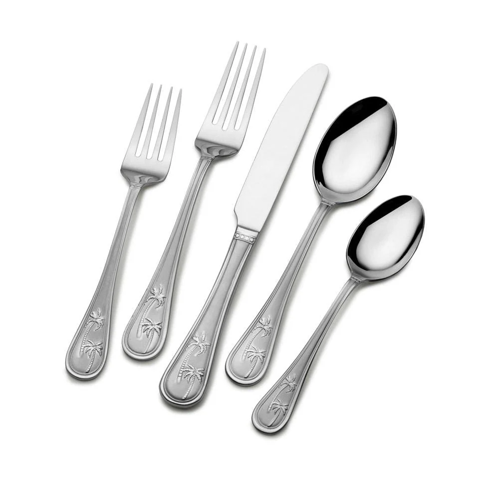 Palm Breeze 20 Piece Flatware Set, Service for 4