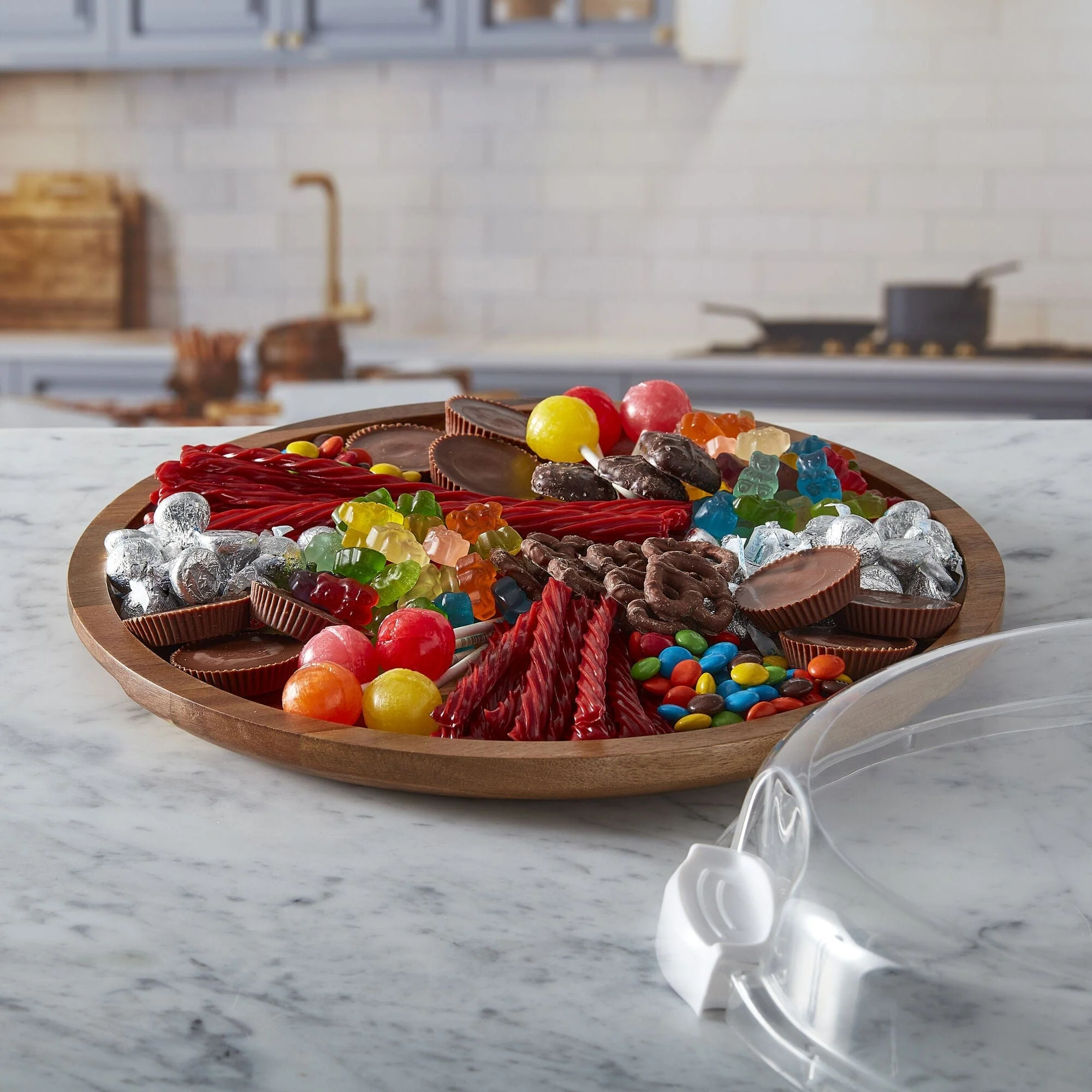 Farberware Build-A-Board ™ Cutting Board with Clear Locking Lid, 14 IN Round