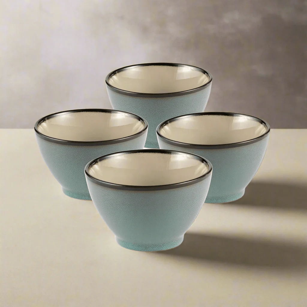 Belmont Blue Fruit Bowls, Set of 4