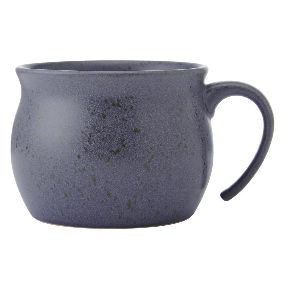 Black Speckled Jumbo Soup Mug