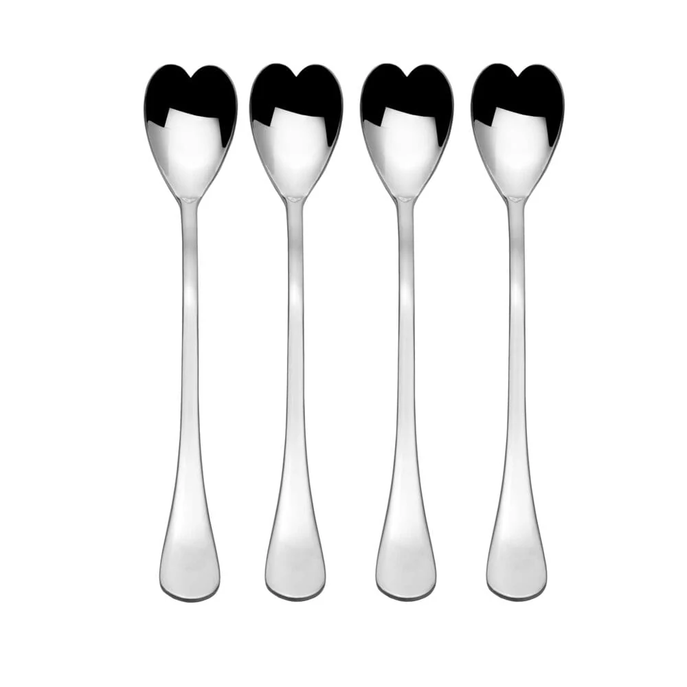 Irresistible Set of 4 Iced Beverage Spoons