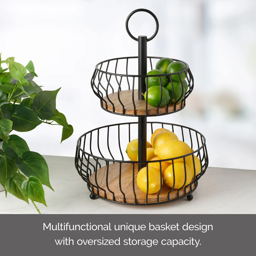 Savannah 2 Tier Fruit Storage Basket