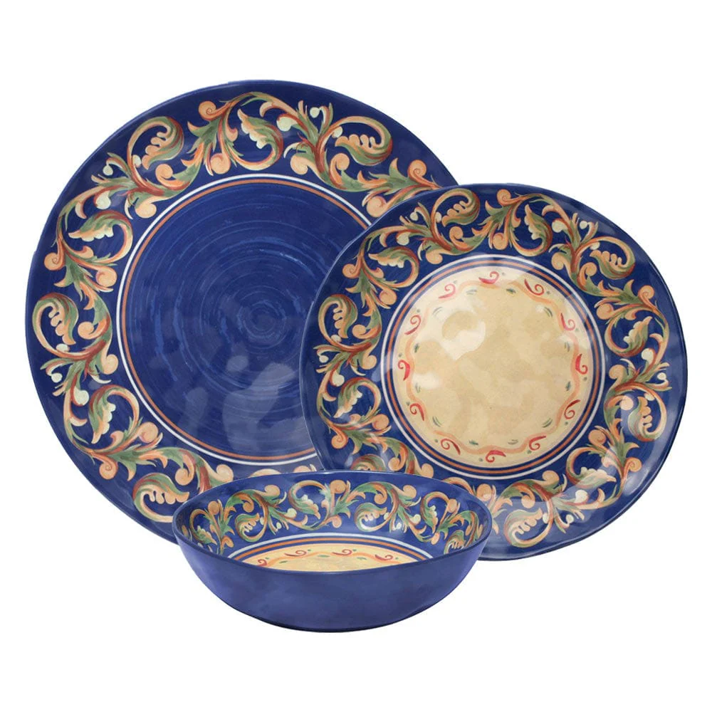 Villa della Luna® Outdoor Melamine Dinnerware Set