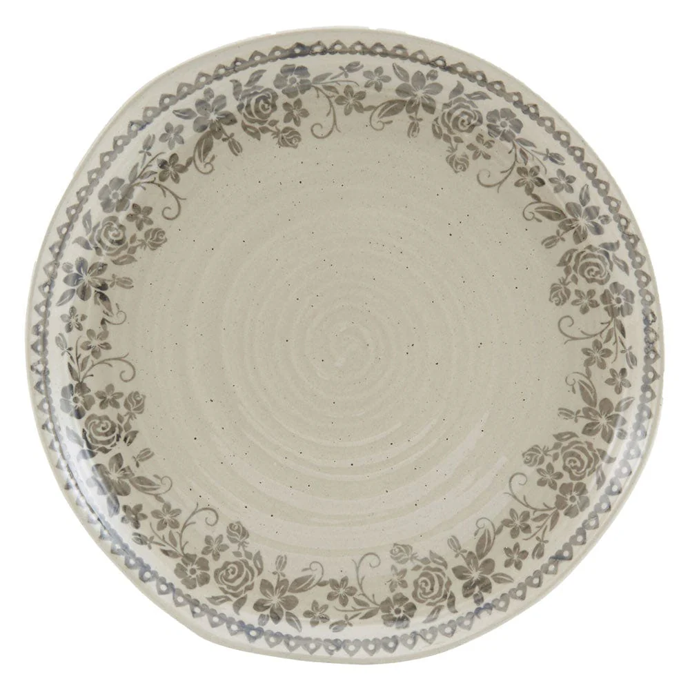 Hayden Grey 12 Piece Dinnerware Set, Service for 4