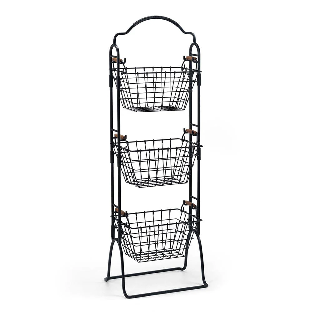 Pacific 3 Tier Adjustable Standing Storage Rack