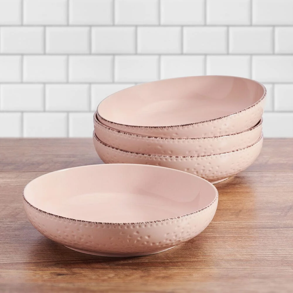 Chateau Pink Set of 4 Pasta Bowls