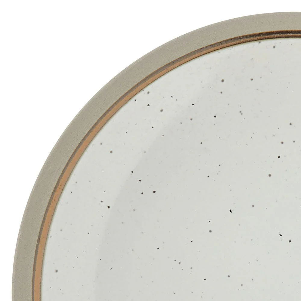 Ezra Taupe 16 Piece Dinnerware Set, Service for 4