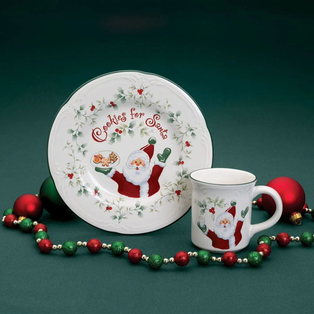 Winterberry® Cookies and Milk for Santa Set