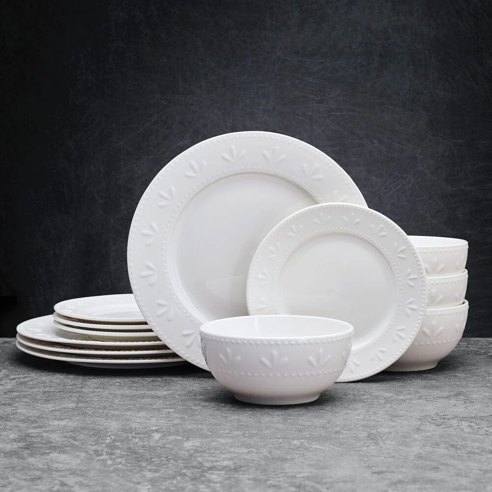 Maddy 12 Piece Dinnerware Set, Service for 4