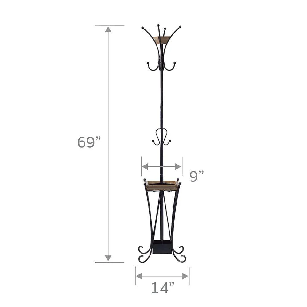 Coat Rack With Umbrella Stand