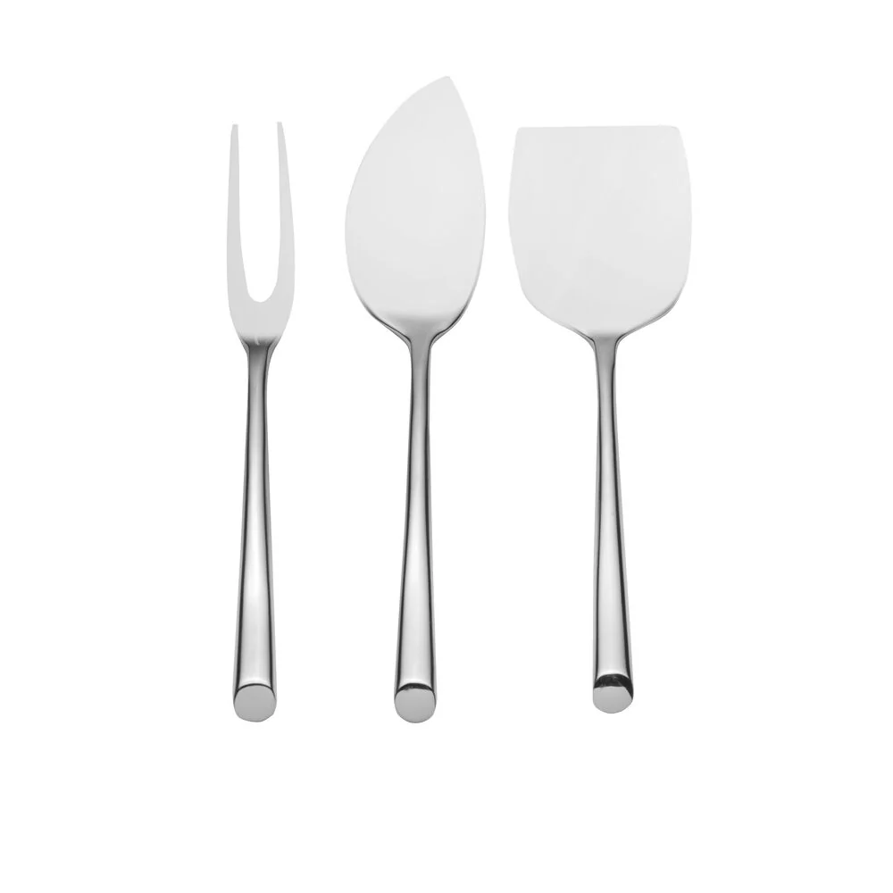 3 Piece Forged Wave Cheese Set