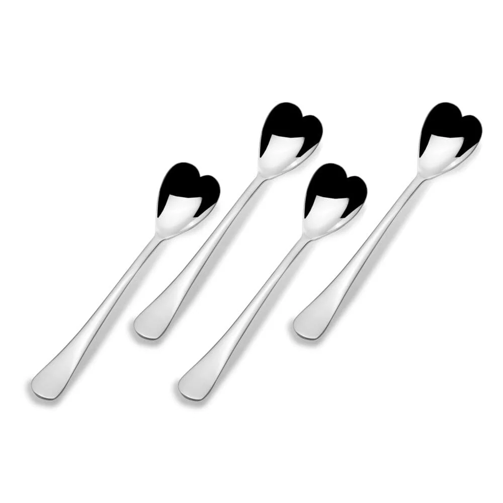 Irresistible Set of 4 Ice Cream Spoons
