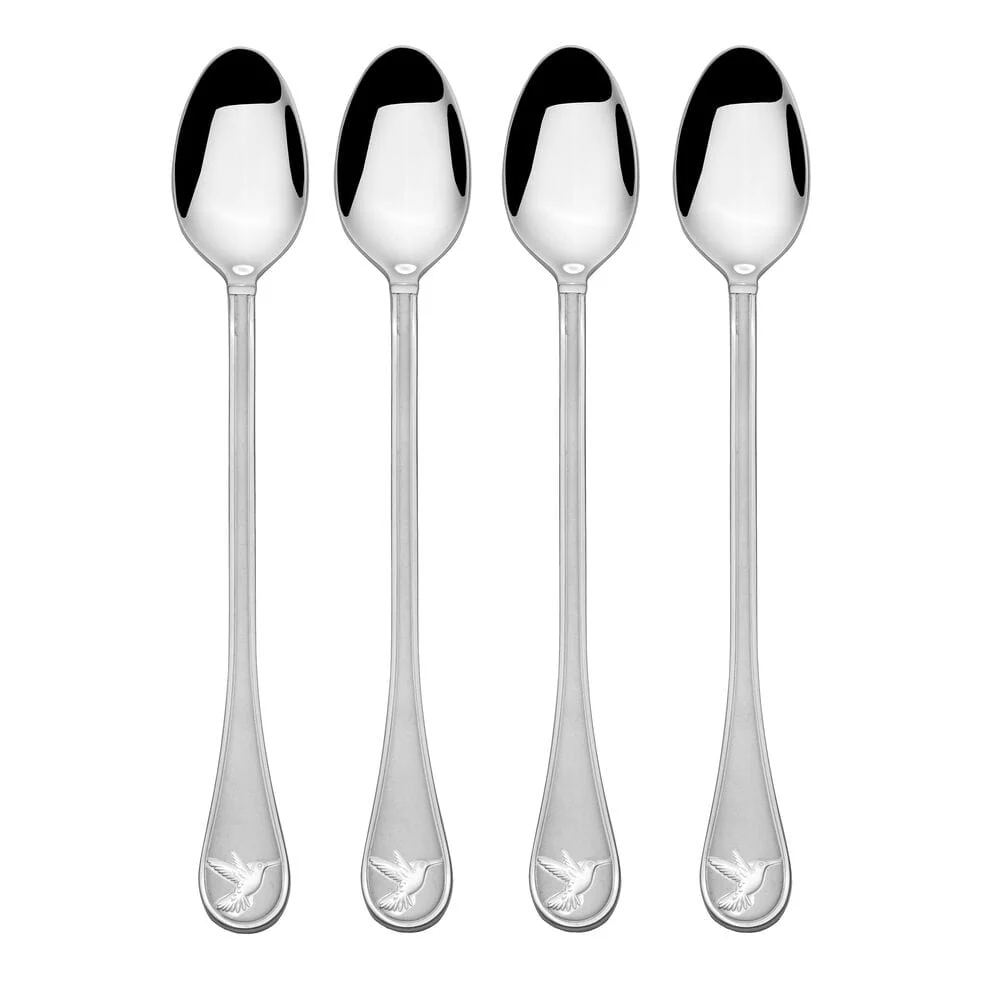 Hummingbird Set of 4 Long Handled Spoons