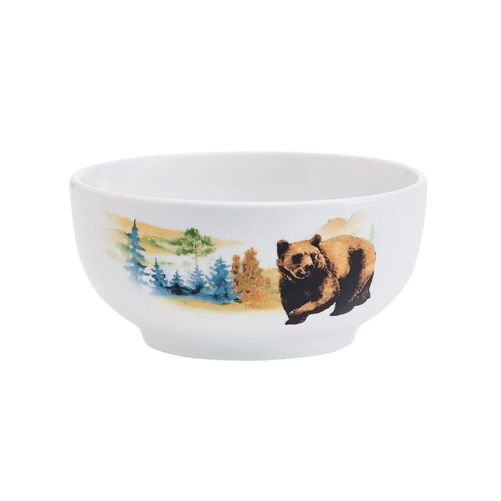 Woodland Animals 12 Piece Dinnerware Set, Service for 4