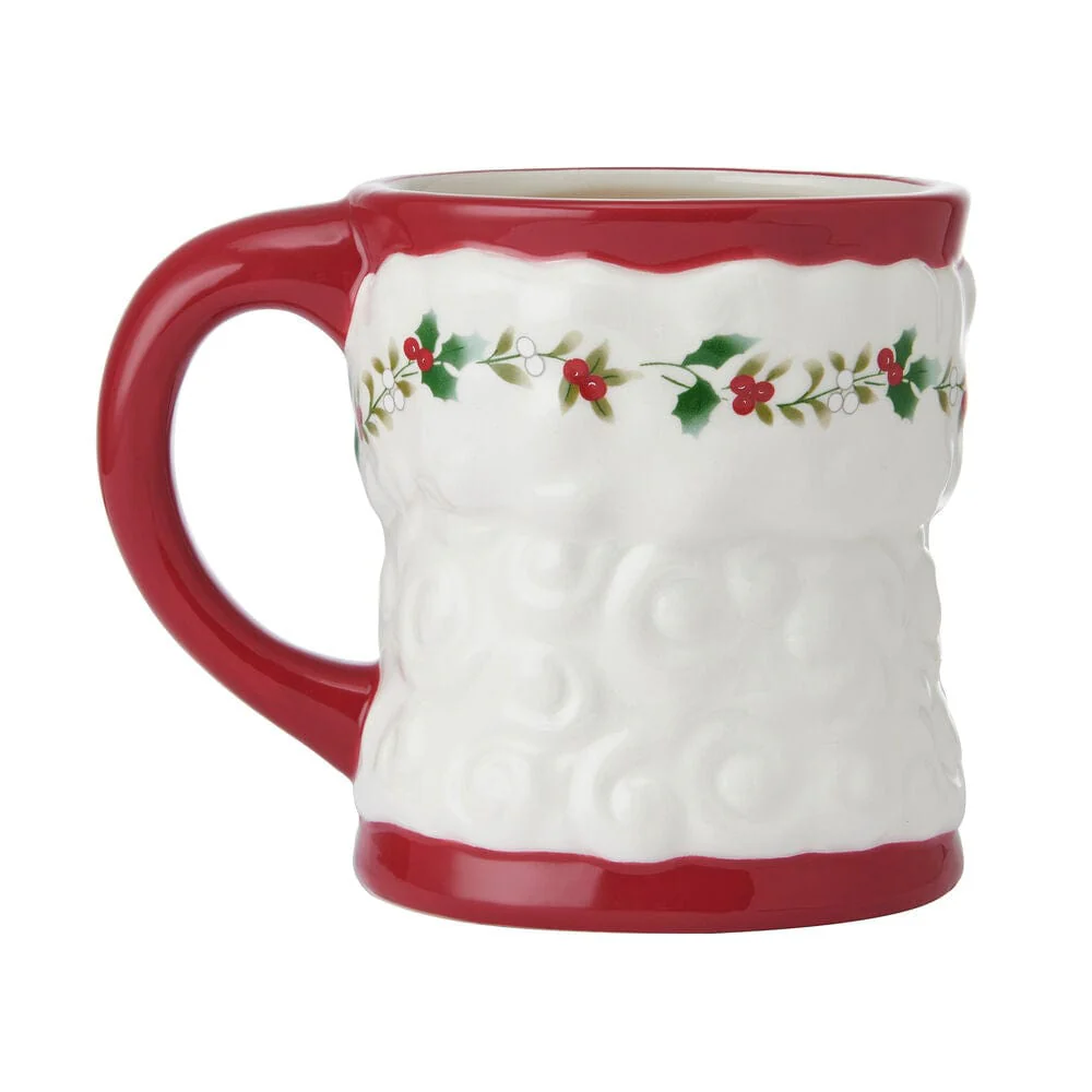 Winterberry® African American Santa Mug
