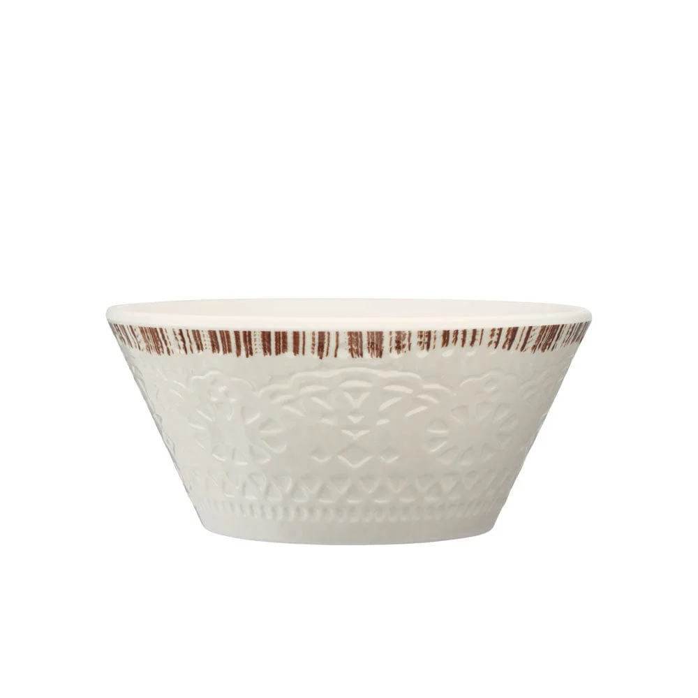 Chateau Cream 12 Piece Outdoor Melamine Dinnerware Set, Service for 4