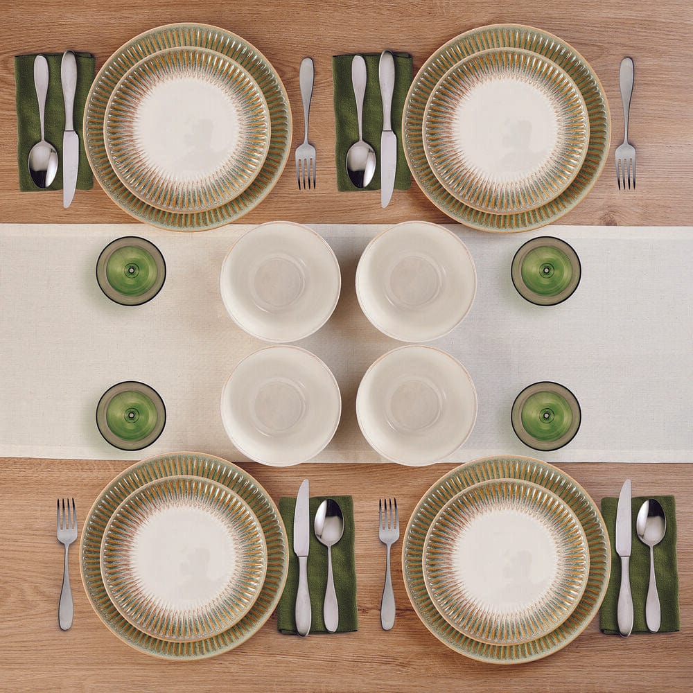 Hensley Green 12 Piece Dinnerware Set, Service for 4