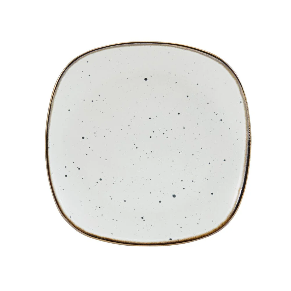 Decker White 16 Piece Dinnerware Set, Service for 4