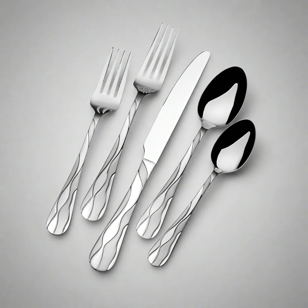 Santorini Frost 20 Piece Flatware Set, Service for 4