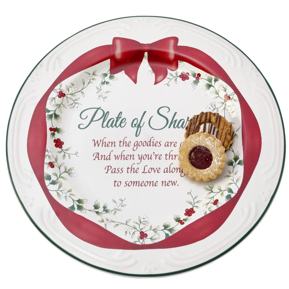 Winterberry® Ribbon Sharing Plate