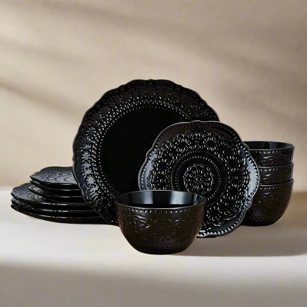 Chateau Midnight Set of 4 Soup Cereal Bowls
