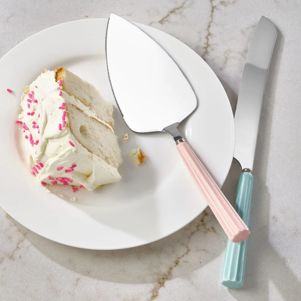 Darbie Angell Happy 2 Piece Cake Knife and Server Set