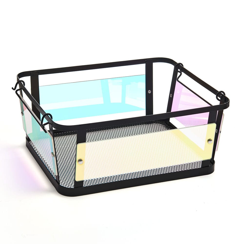 Ava Iridescent Stackable Storage Basket