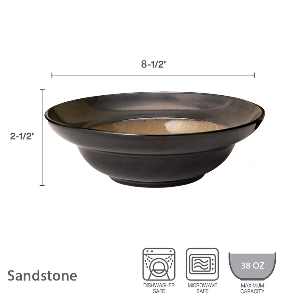 Sandstone Set of 4 Soup Cereal Bowls