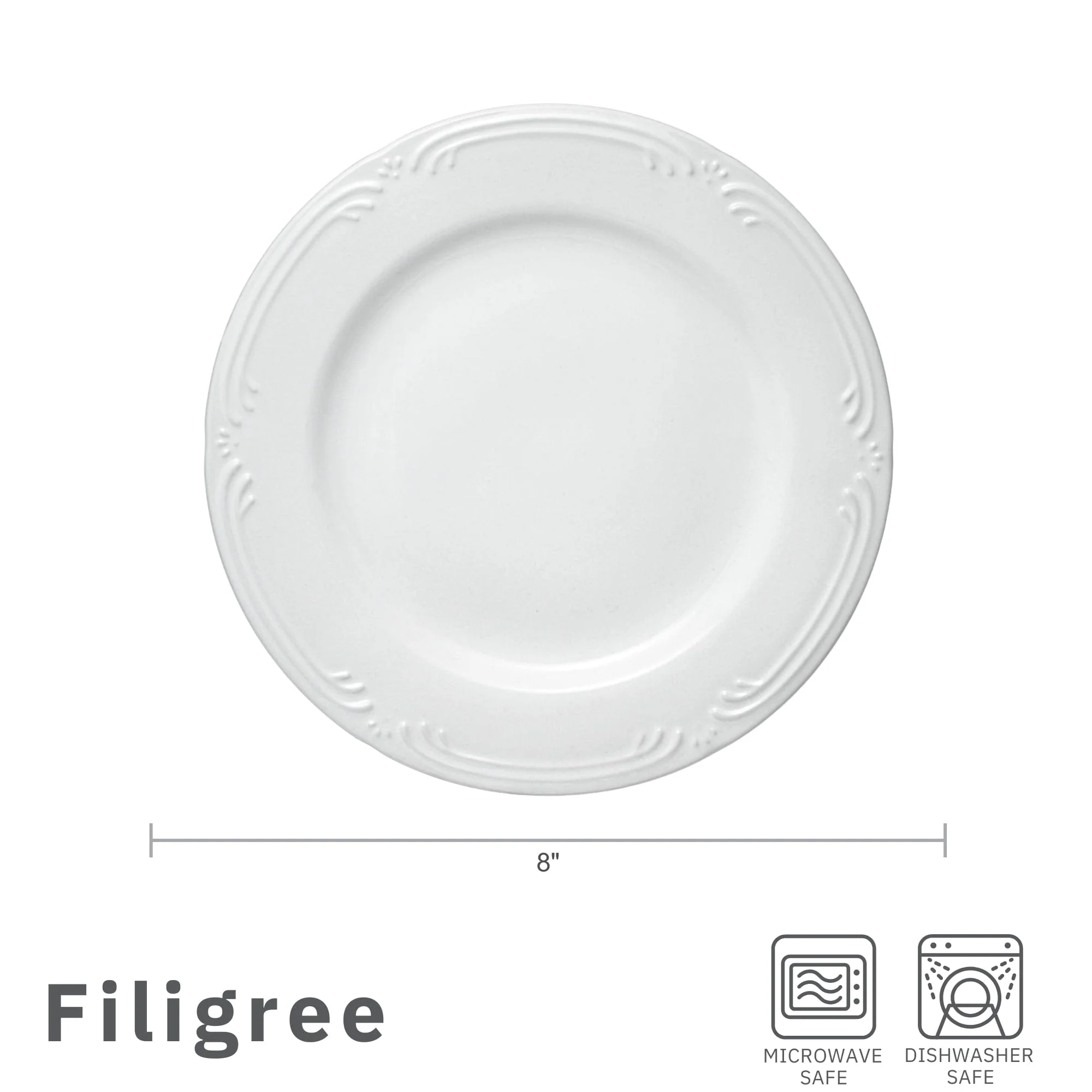 Filigree® Set of 4 Salad Plates