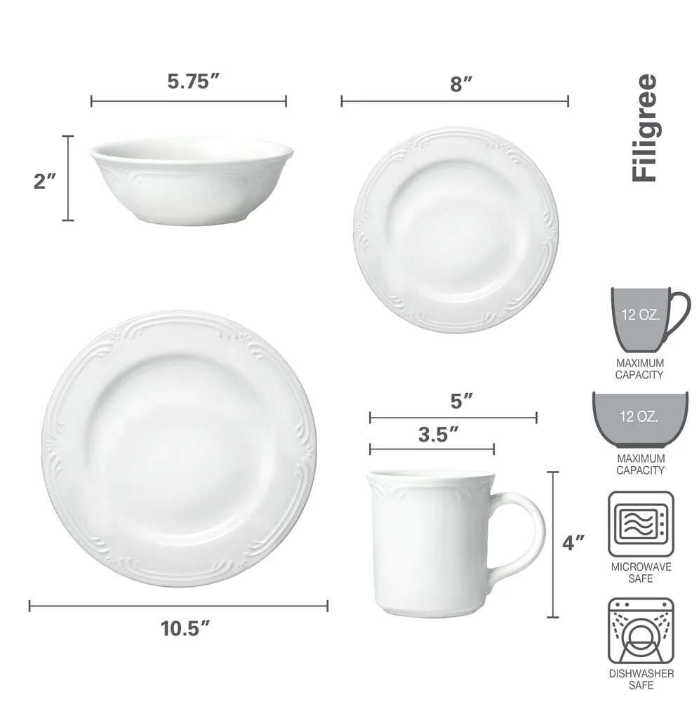 Filigree® Dinnerware Set