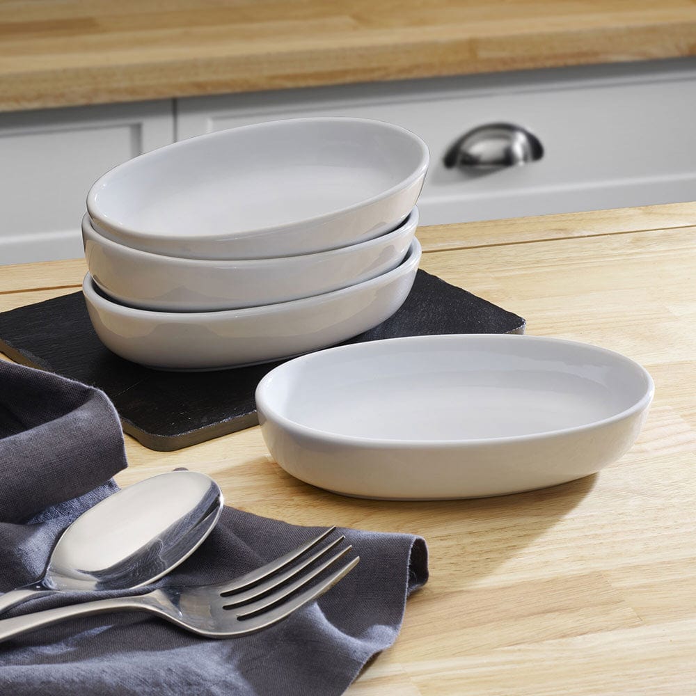 Burrito Set of 4 Small Oval Bowls