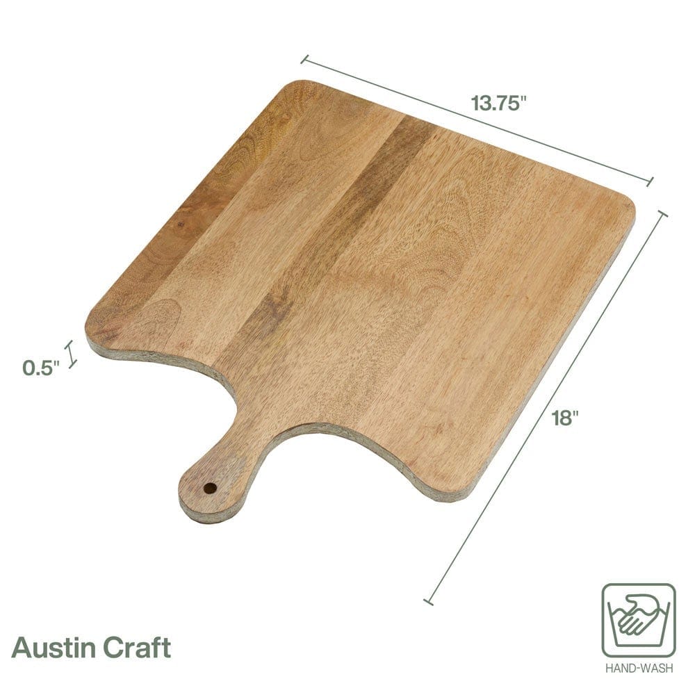 Fitz and Floyd Austin Craft Maryn Charcuterie Paddle Serving Board