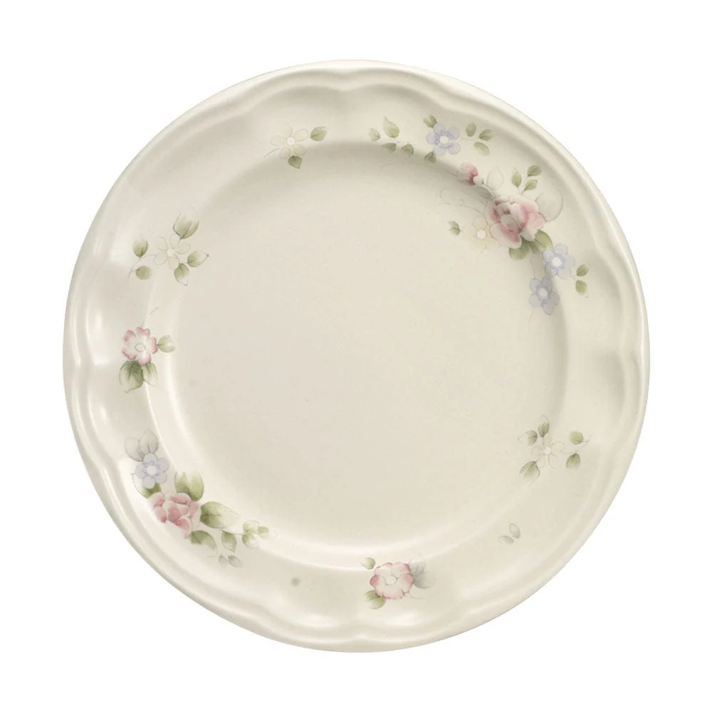 Tea Rose Set of 4 Luncheon Plates