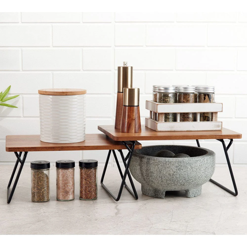 Woodford Set of 2 Shelf Organization Trays