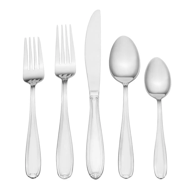Linden 42 Piece Flatware Set, Service for 8