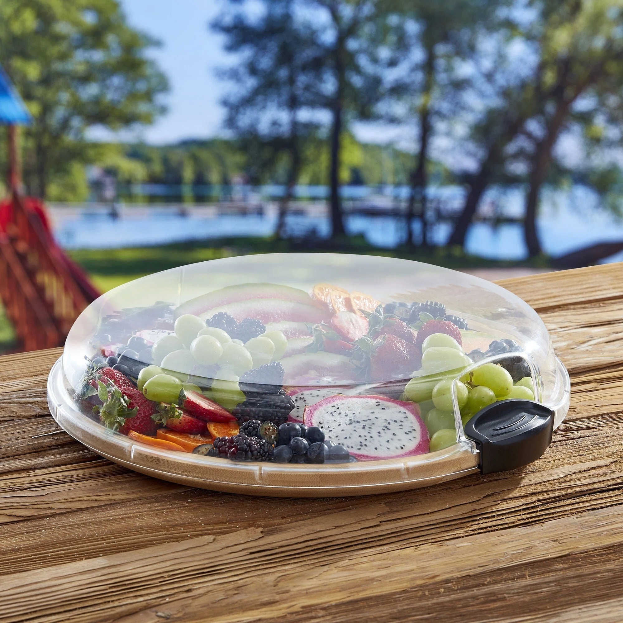 Farberware Build-A-Board ™ Cutting Board with Clear Locking Lid, 14 IN Round