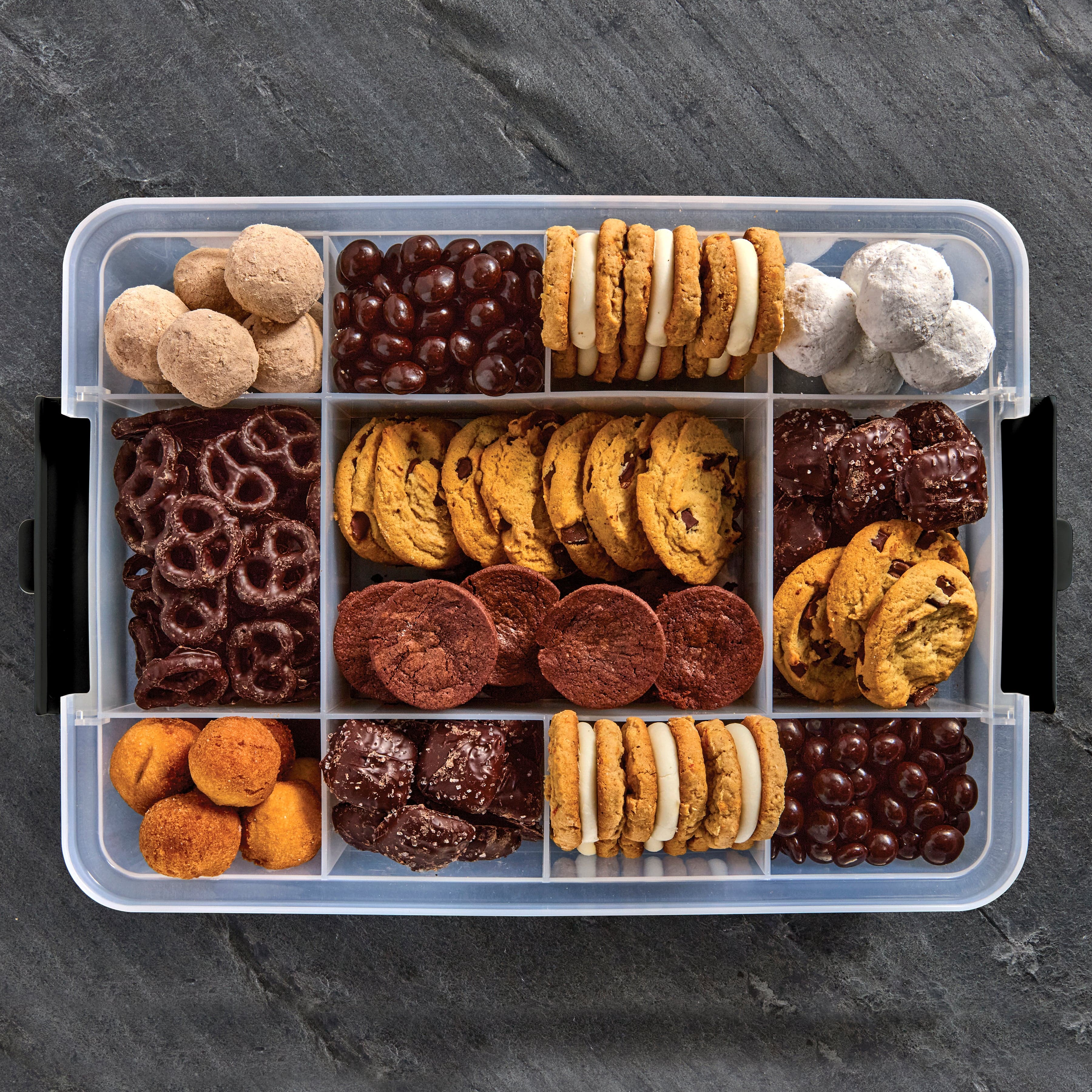 Farberware Build-A-Board ™ Snacklebox with Locking Plastic Cutting Board Lid